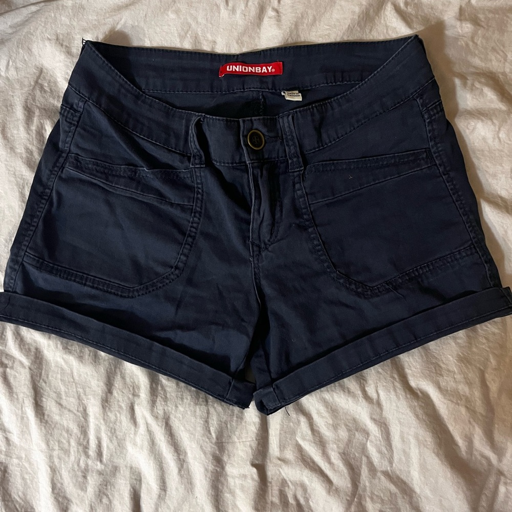 UNIONBAY Women's Dark Blue Jean Shorts